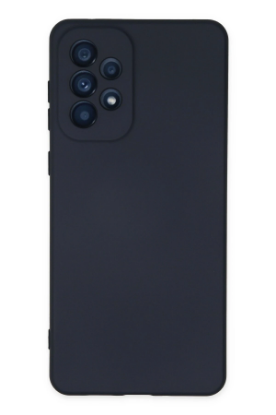 Newface Samsung Galaxy A23 4G Kılıf Nano içi Kadife Silikon - Lacivert resmi