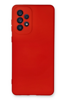 Newface Samsung Galaxy A33 5G Kılıf Nano içi Kadife Silikon - Kırmızı resmi