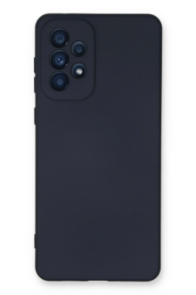 Newface Samsung Galaxy A53 5G Kılıf Nano içi Kadife Silikon - Lacivert resmi