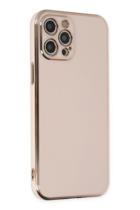 Newface iPhone 12 Pro Kılıf Volet Silikon - Pembe resmi