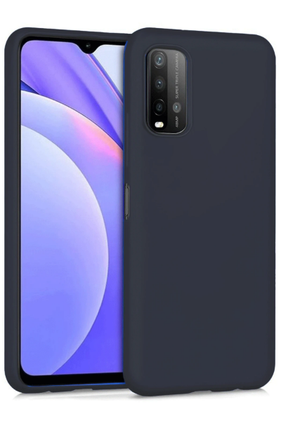 Newface Xiaomi Redmi 9T Kılıf Nano içi Kadife Silikon - Siyah resmi