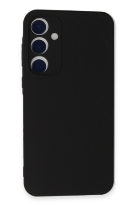 Newface Samsung Galaxy A55 5G Kılıf Nano içi Kadife Silikon - Siyah resmi