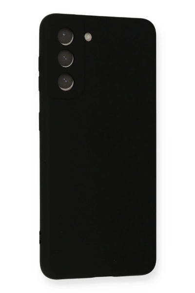 Newface Samsung Galaxy S21 Kılıf Nano içi Kadife Silikon - Siyah resmi