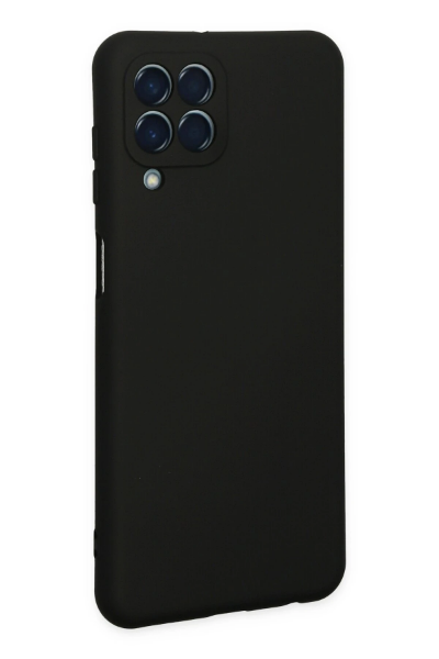 Newface Samsung Galaxy M33 Kılıf Nano içi Kadife Silikon - Siyah resmi