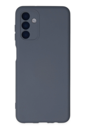 Newface Samsung Galaxy A04S Kılıf Nano içi Kadife Silikon - Gri resmi