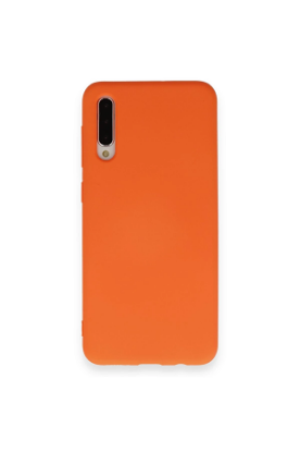 Newface Samsung Galaxy A70 Kılıf Nano içi Kadife Silikon - Turuncu resmi