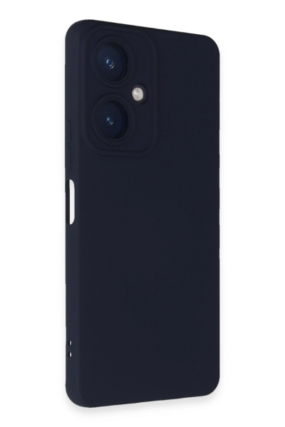 Newface Vivo Y27 Kılıf Nano içi Kadife Silikon - Lacivert resmi