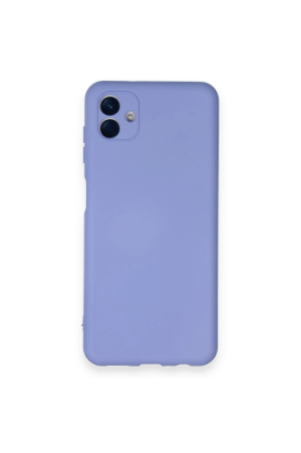Newface Samsung Galaxy A04 Kılıf Nano içi Kadife Silikon - Lila resmi