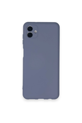 Newface Samsung Galaxy A04 Kılıf Nano içi Kadife Silikon - Gri resmi