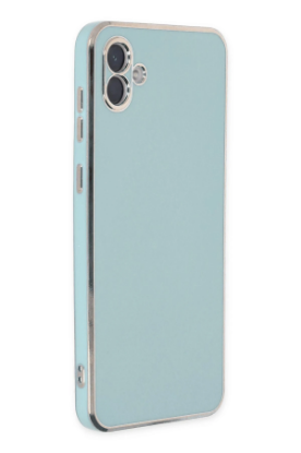 Newface Samsung Galaxy A04 Kılıf Volet Silikon - Açık Yeşil resmi