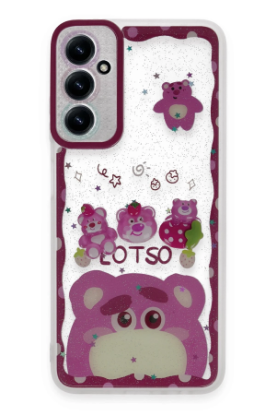 Newface Samsung Galaxy A05S Kılıf Sweet Desenli Silikon Kapak - Pembe resmi