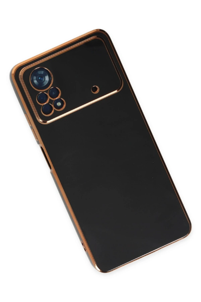 Newface Xiaomi Poco X4 Pro 5G Kılıf Volet Silikon - Siyah resmi