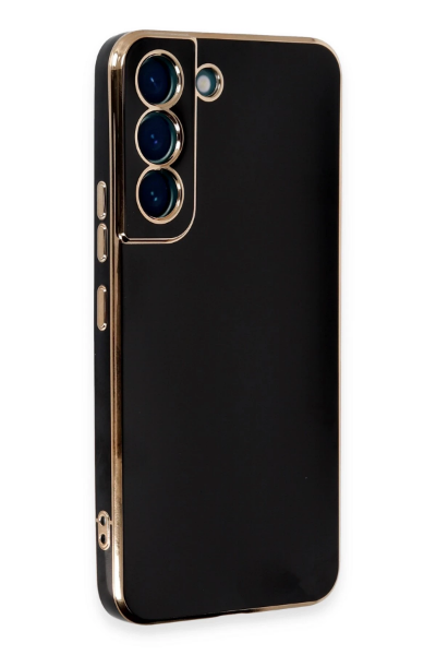 Newface Samsung Galaxy S21 Kılıf Volet Silikon - Siyah resmi