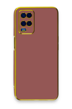 Newface Oppo A54 4G Kılıf Volet Silikon - Kırmızı resmi