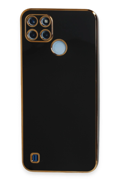 Newface Realme C25Y Kılıf Volet Silikon - Siyah resmi