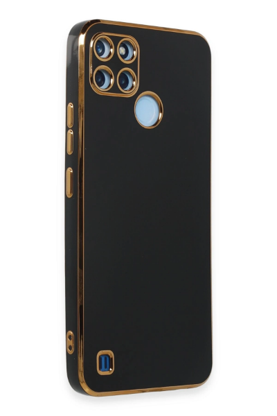 Newface Realme C25Y Kılıf Volet Silikon - Siyah resmi