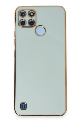 Newface Realme C25Y Kılıf Volet Silikon - Açık Yeşil resmi