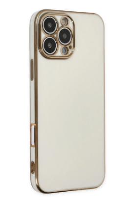 Newface iPhone 16 Pro Max Kılıf Volet Silikon - Beyaz resmi