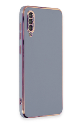 Newface Samsung Galaxy A50 Kılıf Volet Silikon - Mavi resmi