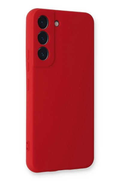 Newface Samsung Galaxy S23 Kılıf Nano içi Kadife Silikon - Kırmızı resmi