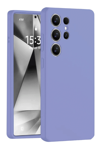 Newface Samsung Galaxy S25 Ultra Kılıf Nano içi Kadife Silikon - Lila resmi