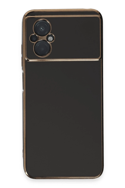 Newface Xiaomi Poco M5 Kılıf Volet Silikon - Siyah resmi