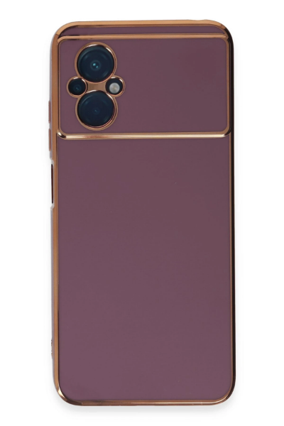 Newface Xiaomi Poco M5 Kılıf Volet Silikon - Mor resmi
