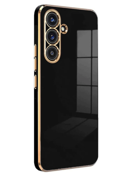 Newface Samsung Galaxy S25 Plus Kılıf Volet Silikon - Siyah resmi