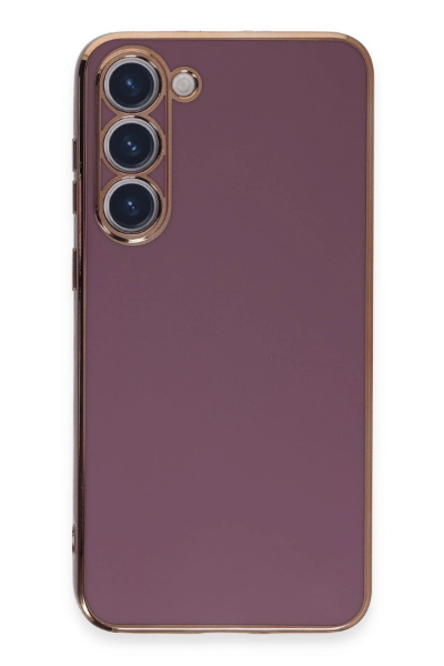 Newface Samsung Galaxy S23 Kılıf Volet Silikon - Mor resmi