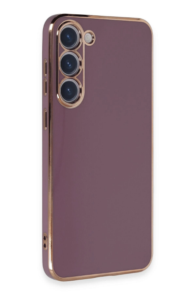 Newface Samsung Galaxy S23 Kılıf Volet Silikon - Mor resmi