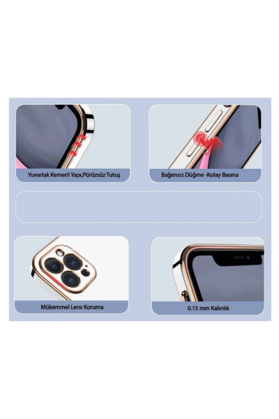 Newface Samsung Galaxy A56 Kılıf Volet Silikon - Beyaz resmi