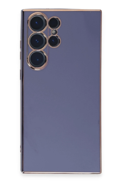 Newface Samsung Galaxy S23 Ultra Kılıf Volet Silikon - Mavi resmi