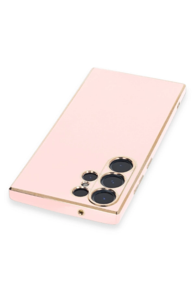 Newface Samsung Galaxy S23 Ultra Kılıf Volet Silikon - Pembe resmi