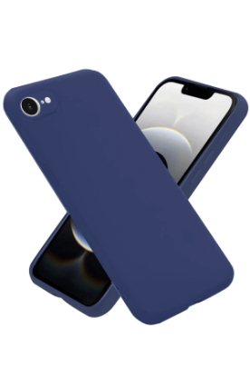 Newface iPhone 16E Kılıf Nano içi Kadife Silikon - Lacivert resmi