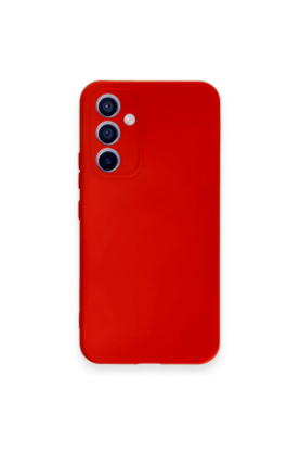 Newface Samsung Galaxy A54 5G Kılıf Nano içi Kadife Silikon - Kırmızı resmi