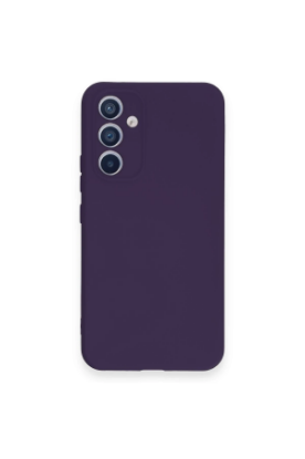 Newface Samsung Galaxy A54 5G Kılıf Nano içi Kadife Silikon - Mor resmi