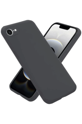 Newface iPhone 16E Kılıf Nano içi Kadife Silikon - Gri resmi