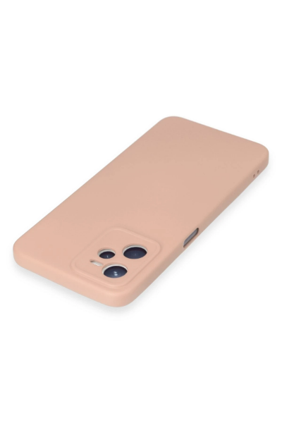Newface Realme C35 Kılıf Nano içi Kadife Silikon - Pudra resmi
