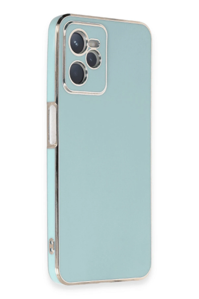 Newface Realme C35 Kılıf Volet Silikon - Açık Yeşil resmi