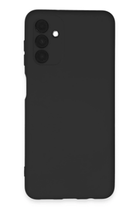 Newface Samsung Galaxy A24 4G Kılıf Nano içi Kadife Silikon - Siyah resmi