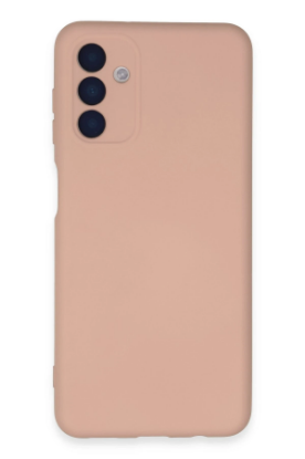 Newface Samsung Galaxy A24 4G Kılıf Nano içi Kadife Silikon - Pudra resmi