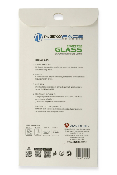 Newface Samsung Galaxy M51 20D Premium Cam Ekran Koruyucu resmi