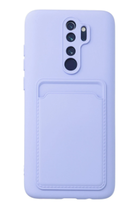 Newface Xiaomi Redmi Note 8 Pro Kılıf Kelvin Kartvizitli Silikon - Lila resmi