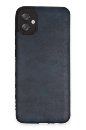 Newface Samsung Galaxy A04E Kılıf Loop Deri Silikon - Lacivert resmi