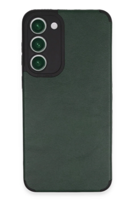 Newface Samsung Galaxy S23 Plus Kılıf Loop Deri Silikon - Yeşil resmi