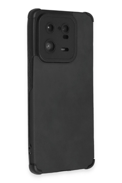 Newface Xiaomi Mi 13 Pro Kılıf Loop Deri Silikon - Siyah resmi