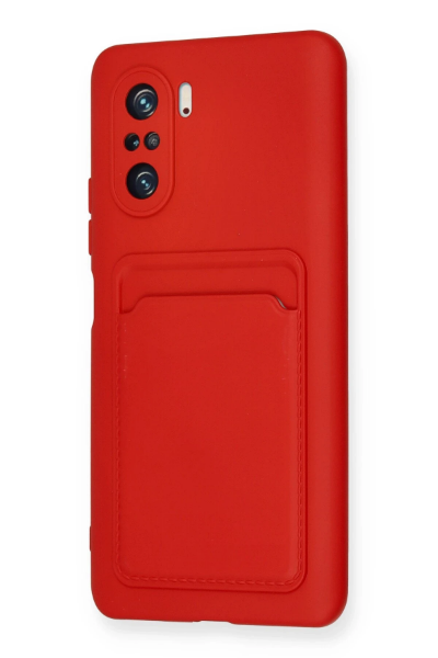 Newface Xiaomi Mi 11i Kılıf Kelvin Kartvizitli Silikon - Kırmızı resmi