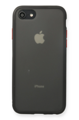 Newface iPhone 7 Kılıf Montreal Silikon Kapak - Siyah resmi