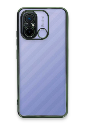 Newface Xiaomi Redmi 12C Kılıf Razer Lensli Silikon - Yeşil resmi
