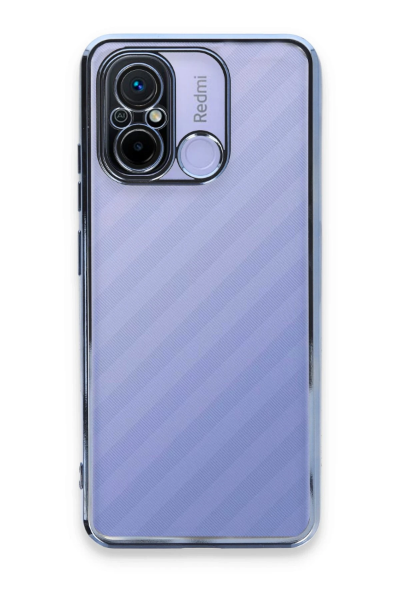 Newface Xiaomi Redmi 12C Kılıf Razer Lensli Silikon - Açık Mavi resmi